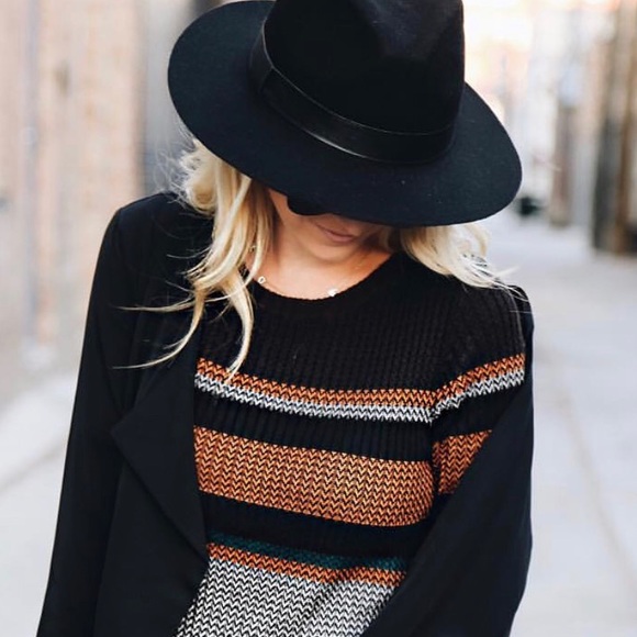 Black East River Craft Wool Fedora Hat - Picture 4 of 5